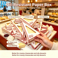 Boîte à cheesecake individuelle personnalisée, boîte à pizza triangulaire pliable, emballage alimentaire pour desserts, boîte à gâteau avec fenêtre, boîtes à crêpes et sandwichs