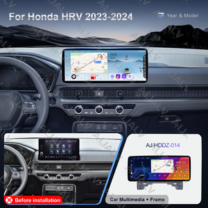 Kit de Ensamblaje Completo de Fábrica Aijia para <span class=keywords><strong>Honda</strong></span> HR-V 2023-2024, Pantalla Inteligente Android de 12.3 Pulgadas, Marco Compatible con Arnés de Cableado Completo - Product Image 4