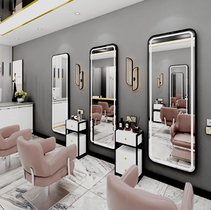 Specchio da Parete Moderno di Alta Qualità Eco-Friendly con LED per Salone di Bellezza, Barbiere, Soggiorno - Product Image 2