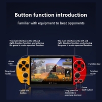 Console de jeu portable X7 Plus Retro Classic Games avec écran HD de 5.1 pouces et mémoire 8G, prise en charge MP4 Ebook