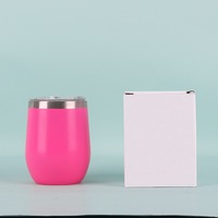 Mug de voyage isotherme moderne en acier inoxydable 12oz, double paroi, compatible lave-vaisselle, avec logo personnalisé, pour voiture, extérieur, bureau, usage quotidien - Cadeau promotionnel