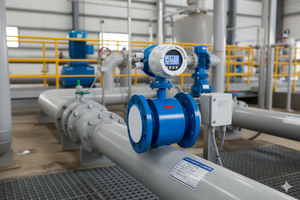 Alta precisão integrada Modbus medidor de vazão eletromagnético Intelligent Digital Display Liquid Flow Sensor Aço RS485 DN10-300 - Product Image 4