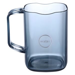 Arc-shaped Mouthwash Cup With <b>Toothbrush</b> <b>Holder</b> Double Set Plastic Freestanding For Household Use - Product Image 5