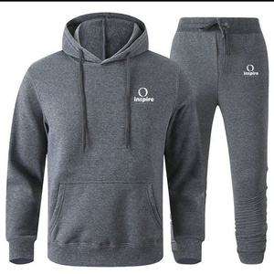 Conjunto Deportivo de Color Sólido, Sudadera con Capucha y Pantalones, Ropa Deportiva Unisex, Estilo Vintage Ligero - Product Image 2