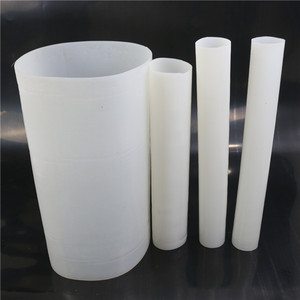 Tuyau flexible en silicone, épaisseur de paroi de 5,7 mm, résistant aux hautes températures, tube rond blanc - Product Image 2