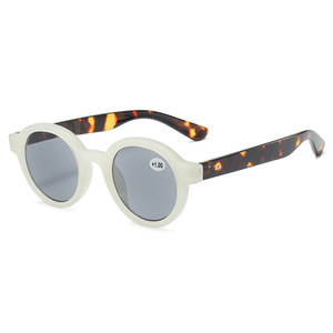 2025 nuevas gafas de presbicia solar de marco completo antiultravioleta para hombres y mujeres gafas grises de tendencia logotipo personalizado - Product Image 6