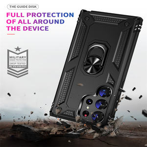 <span class=keywords><strong>Funda</strong></span> Híbrida Robusta tipo Armadura con Anillo y Soporte para <span class=keywords><strong>Samsung</strong></span> Galaxy A14 5G S25 S24 S23 S22 Plus <span class=keywords><strong>Ultra</strong></span> A13 A24 A54, Cubierta Protectora para Teléfono - Product Image 4