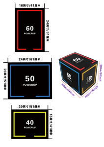 Boîte de saut pliométrique 3 en 1 en mousse souple pour l'entraînement, la gymnastique, l'exercice, antidérapante, fabrication OEM - Product Image 4