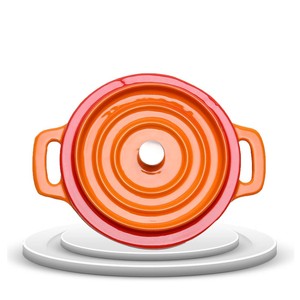 0.18L Cast Iron <span class=keywords><strong>Mini</strong></span> Casserole Enamel orange color <span class=keywords><strong>cocotte</strong></span> - Product Image 5