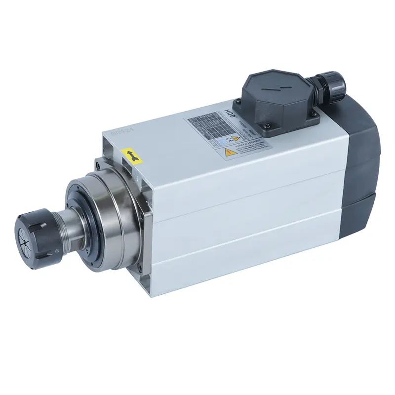 HQD 4.5kw motor de eixo cnc refrigerado a ar para trabalhar madeira GDF60-18Z/4.5