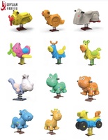 Qiyuan QY002 Cheval à bascule en forme de baleine, chaise pivotante, équipement de jeu extérieur coloré et sûr en plastique PE pour enfants