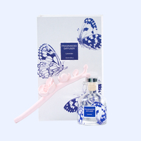 Diffuseur de parfum en verre personnalisé OEM, en plâtre, avec bâtonnets, pour huiles essentielles, coffrets cadeaux de luxe, pour la décoration intérieure
