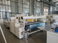 Máquina de fabricación de papel higiénico, Rollo grande de rebobinado, pequeño, fabricante de equipos de toalla de cocina, precio directo de fábrica