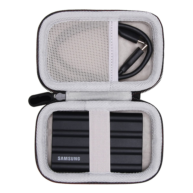 Hard Travel Case for T7 Shield 1tb 2tb Portable SSD External Solid State Drive Hard Protective Cover Storage Bag