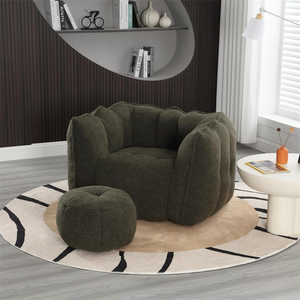 <span class=keywords><strong>Fauteuil</strong></span> pouf géant confortable à prix abordable, chaise de sol en forme de citrouille, canapé paresseux pour salle de jeux - Product Image 3