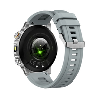 AK87 jam tangan pintar senter, gelang pintar layar HD 1.7 inci, pelacak kebugaran baterai 1000mAh, jam tangan pintar Fitcloud Pro