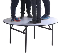 Vente en gros de meubles de jardin intérieur/extérieur table de banquet 6 pieds en PVC pour restaurant chaises de pique-nique/camping pliables