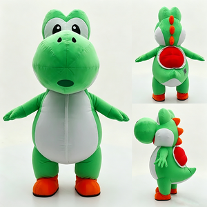 Costume de Mascotte Dragon en Mousse 3D de Haute Qualité UYEAH OEM, MOQ 1PC, Personnalisé, Doux, pour Adulte, Animal, Dinosaure - Product Image 3
