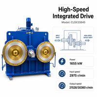 Boîte de vitesses ultra haute vitesse NANJING CHUANGLI 1,65 MW 30360 tr/min pour turbine à gaz aérospatiale et banc d'essai dynamométrique haute puissance