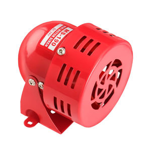 ไซเรนมินิโลหะสีแดง 12V DC 24V DC 220V AC 110V AC สำหรับเตือนภัยอุตสาหกรรม ป้องกันการโจรกรรม รุ่น MS-190 - Product Image 1