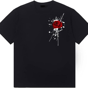 Men's Oversized Sporty 100% Cotton Graphic T-<b>Shirts</b> Anti-Wrinkle Breathable Summer Casual Rapper Streetwear <b>Y2k</b> - Product Image 5