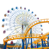 Fabricant de manèges géants personnalisés pour parcs d'attractions, jeux de parcs de loisirs urbains, grandes roues gigantes de 30 m à vendre