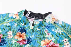 Maillot de cyclisme à manches courtes à séchage rapide avec imprimé floral tropical personnalisable, équipement de cyclisme sur route, vêtements de cyclisme personnalisés - Product Image 4