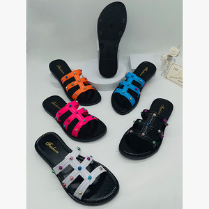 Estate nuova moda signora di tendenza sandali a punta aperta leggero Anti-scivoloso pantofole di alta qualità per le donne andare in vacanza - Product Image 2