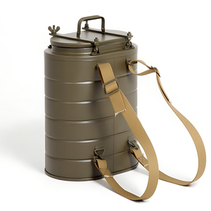 Lonchera Térmica de Doble Capa de Acero Inoxidable DF22, Contenedor de Alimentos Portátil para Entrenamiento al Aire Libre, Caja Bento - Product Image 1