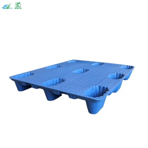 พาเลทพลาสติกแบบหน้าเดียว ขนาด 1200x1000 มม. สำหรับคลังสินค้ายูโรพาเลท ผลิตภัณฑ์สำหรับทางเดินหลายขนาด - Product Image 4