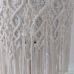 New Fashion Woven Breathable Macrame <b>Chandelier</b> Lampshade 100% Cotton Extra <b>Large</b> Accessory Wholesale Price From Vietnam - Product Image 3