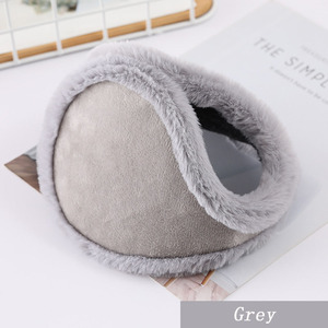 Winter Warmer Custom Thickened Fleece <b>Earmuffs</b> for <b>Men</b> Women Autumn Winter Outdoor Cold Friendly Plain Color Polyester Suede - Product Image 1
