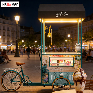 Carrito de Helados de Fibra de Vidrio con Logotipo Personalizado, Aprobado por CE y NSF, para Eventos al Aire Libre en Australia, 1 Año de Garantía - Product Image 4