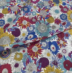 (Più modelli) tessuto di cotone popeline Premium tessuto di cotone 100% cotone Tana Lawn Liberty tessuto di cotone stampato floreale per il vestito - Product Image 1