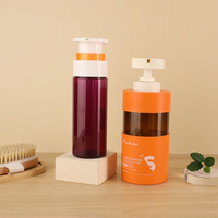 NOUVEAU Flacon pompe en plastique PET 300 ml – Bouteille vide rechargeable pour shampoing, lotion, savon – Distributeur