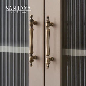 Stile francese/bronzo ottone <span class=keywords><strong>maniglie</strong></span> delle porte e manopole antico cassetto tira <span class=keywords><strong>Vintage</strong></span> armadio da cucina maniglia armadio Hardware - Product Image 2