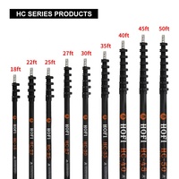 HOFI HC-40 haute rigidité 10 mètres 15 mètres pôle de caméra télescopique en fibre de carbone