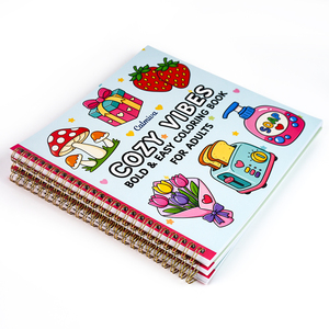 Service d'impression de livres de coloriage personnalisés, livre de coloriage pour adultes anti-stress à spirale, fabricant de livres de peinture à double reliure métallique - Product Image 2