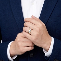 Tizti Wolframcarbid-Ring für Herren Schmuck Komfortabler Sitz 18K Vergoldeter Ring für Hochzeit Verlobung Großhandel OEM ODM