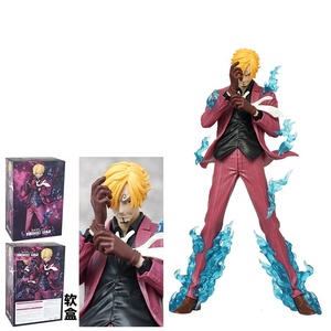 Statuetta One Piece di Trafalgar Law, Sanji e Luffy con <span class=keywords><strong>Haki</strong></span> del Conquistatore, in Posa Aggressiva, Confezionata per Vendita all'Ingrosso e Dropshipping - Product Image 6