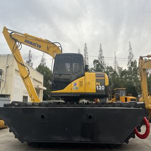 Excavadora Anfibia PC130, Equipo Pesado para Dragado de Lagos, Limpieza de Ríos y Trabajos en Zonas Húmedas - Product Image 5