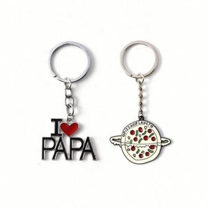 Keychain With Swivel Lobster Clasp Metallic Color Stainless Steel Metal Enamel <b>Ring</b> Offset and UV Printing Keychains - Product Image 3