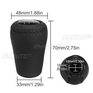 Pomo de Palanca de Cambios de Cuero para Automóvil de 5 y 6 Velocidades para MAZDA 3 BK BL 5 CR CW 6 II GH CX-7 ER MX-5 NC III MT 2007-2012 - Product Image 6