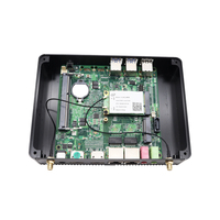 Mini PC EGLOBAL Celeron N1350L con CPU de Cuatro Núcleos, DDR3L, Máximo 8GB de RAM, SSD+HDD, 6 USB+PS2+Tarjeta SIM+2 LAN, Aleación de Aluminio, Sin Ventilador, Nuevo