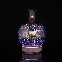 Mini bouteille de diffuseur d'arôme 3D, accessoire multicolore en verre, aromathérapie lumineuse, offre spéciale