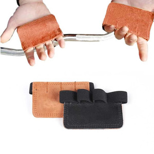 Protectores de manos personalizados para entrenamiento y fitness, protectores de manos de cuero PU antideslizantes y resistentes al desgaste, protectores de manos engrosados para levantamiento de pesas. - Product Image 1