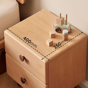 Mesa <span class=keywords><strong>de</strong></span> <span class=keywords><strong>Noche</strong></span> con Asa <span class=keywords><strong>de</strong></span> Cabeza <span class=keywords><strong>de</strong></span> Oso Adorable, Hecha <span class=keywords><strong>de</strong></span> Madera Maciza, para Dormitorio Pequeño, Gabinete <span class=keywords><strong>de</strong></span> Almacenamiento - Product Image 5