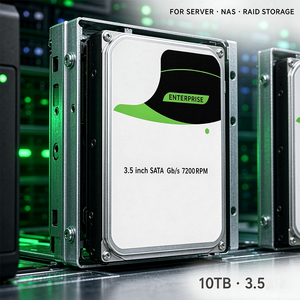 ฮาร์ดดิสก์ ST10000NM017B ใหม่ ความจุ 10TB ฮาร์ดดิสก์คุณภาพสูงสำหรับองค์กร ขนาด 3.5 นิ้ว 6Gb/s 7200RPM 256MB ฮาร์ดไดรฟ์สำหรับเซิร์ฟเวอร์ ความจุ 10TB รุ่น ST10000NM017B - Product Image 1