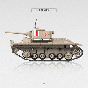 Tanque de infantería británico Mark II Valentine - Juguete de ensamblaje para niños, regalo educativo y pieza decorativa - Product Image 6