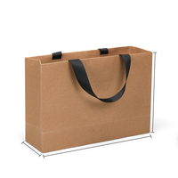 Sacs en papier écologiques élégants certifiés Fsc Sac en papier d'emballage de cadeau de fantaisie d'impression personnalisée pour l'habillement de vêtements